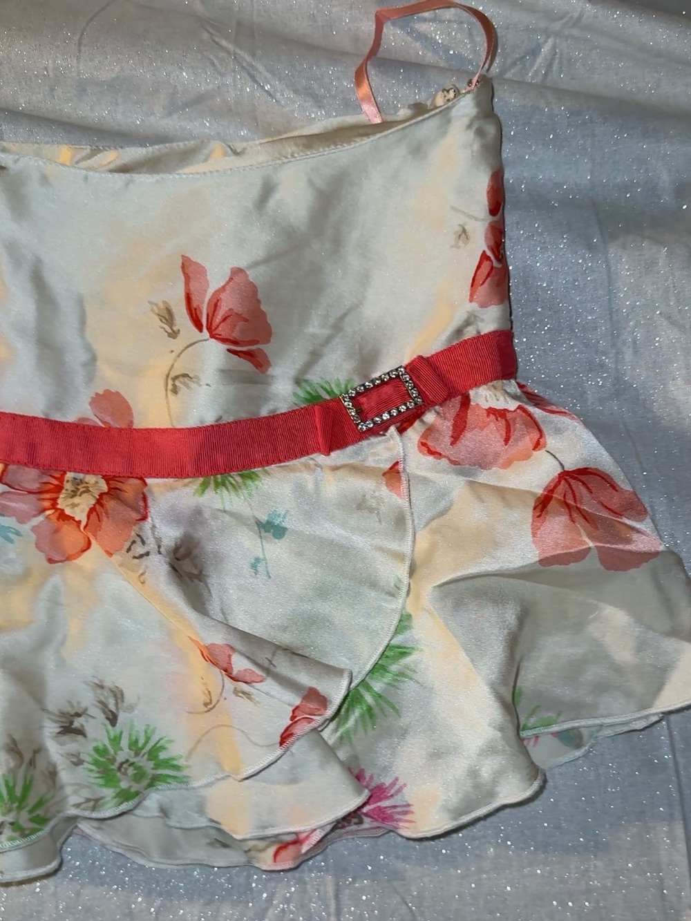 Rare vintage y2k 100% silk mini skirt Perfect condition